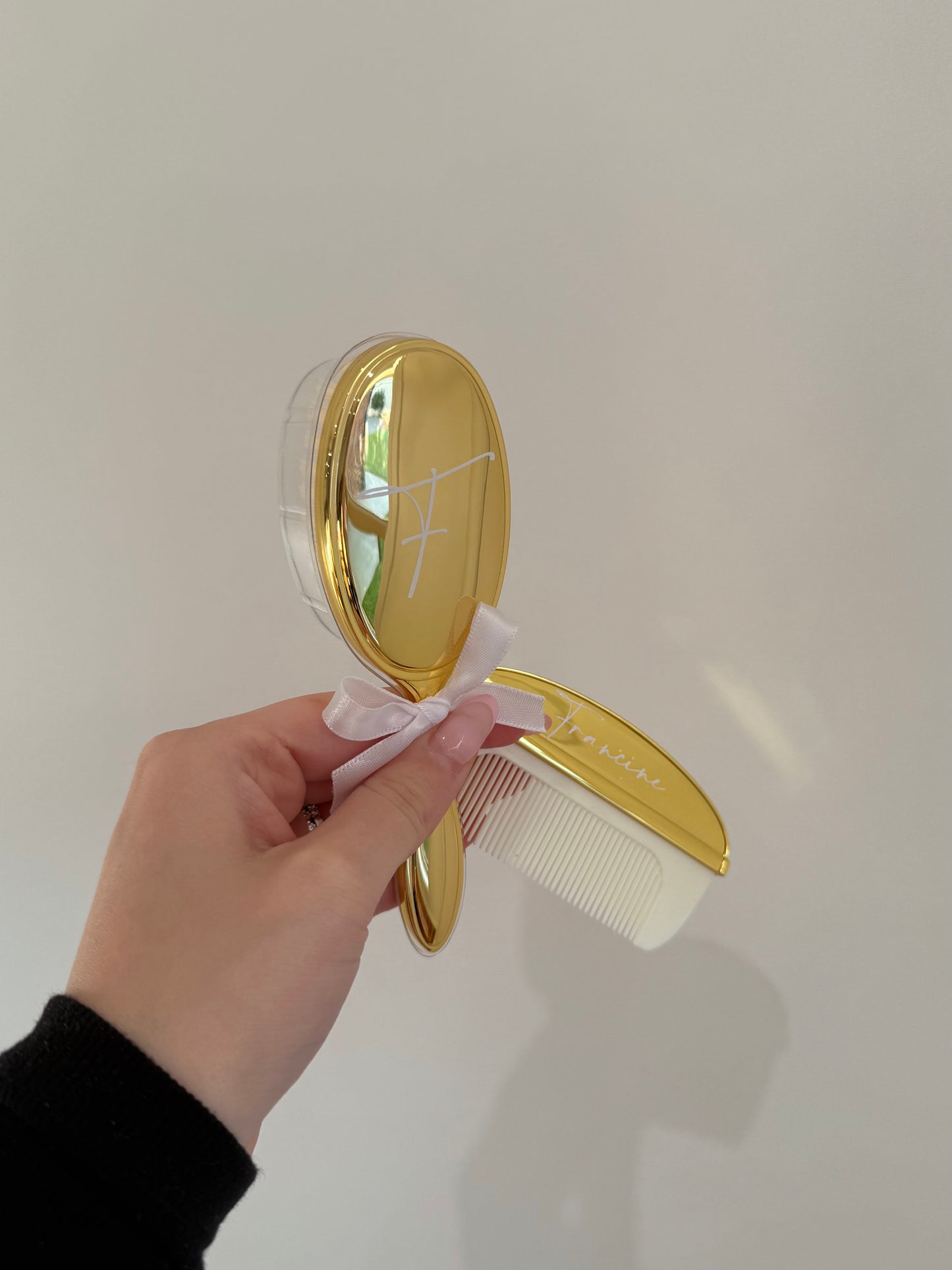 Gold/Silver Plated Baby Brush & Comb Set
