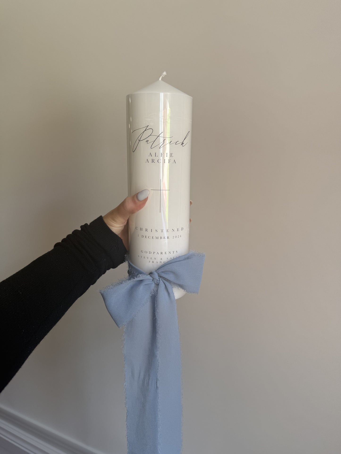 Classic Baptism Candle