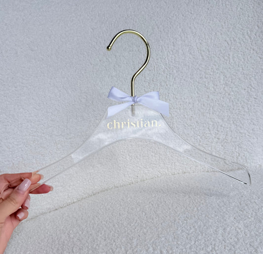 Acrylic Baby Coat Hanger