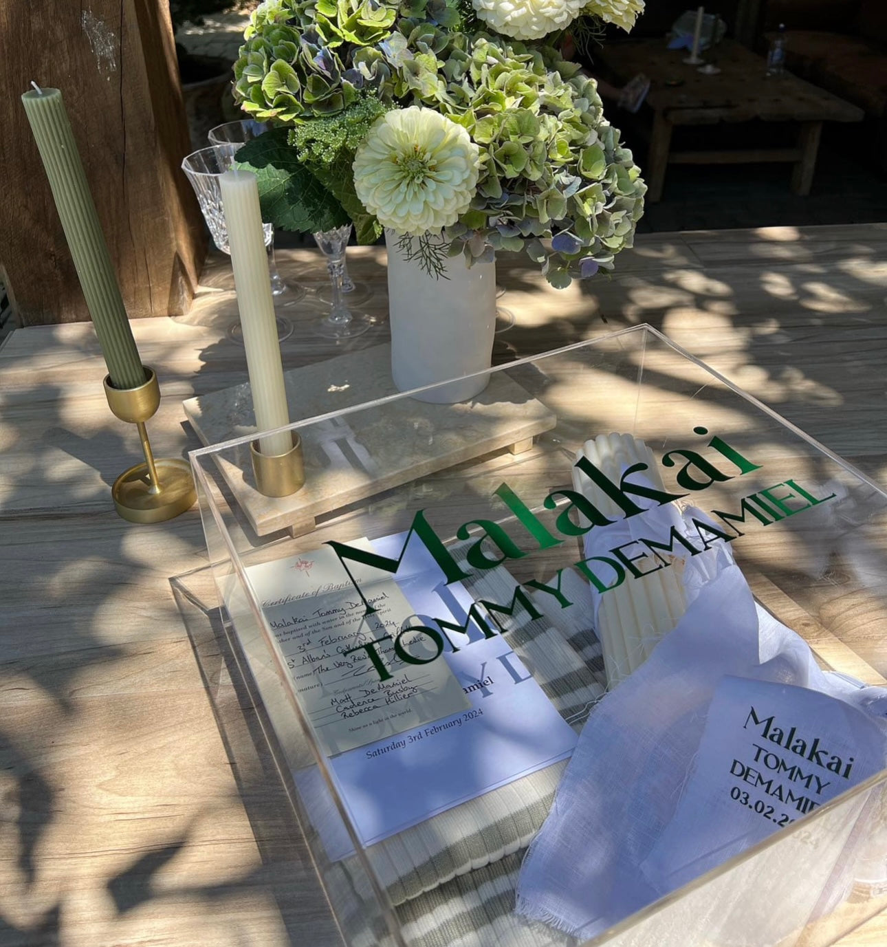 Acrylic Keepsake Box - Large