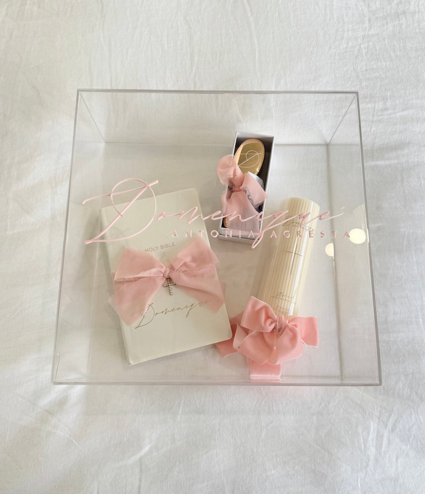Acrylic Keepsake Box - Acrylic Name