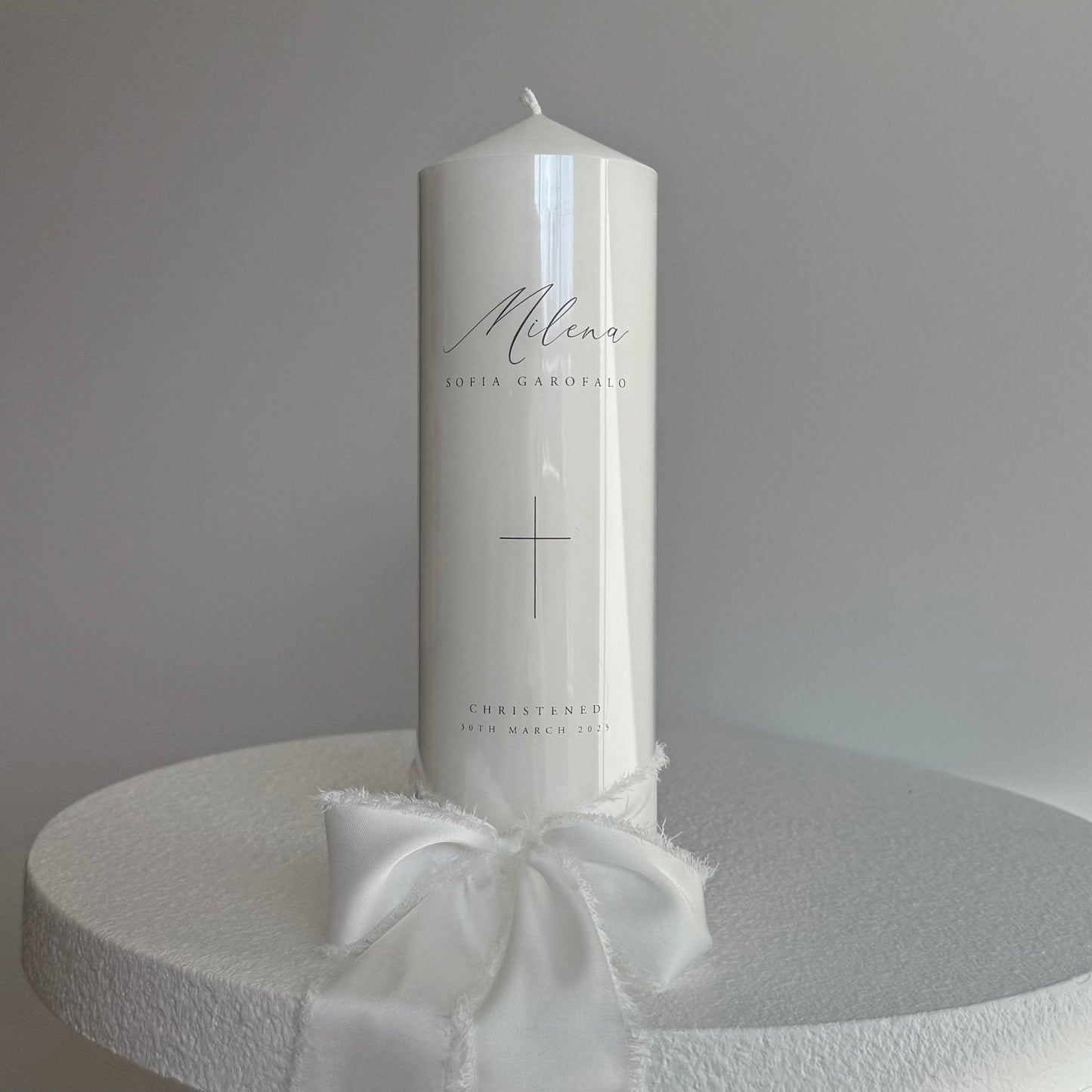 Classic Baptism Candle