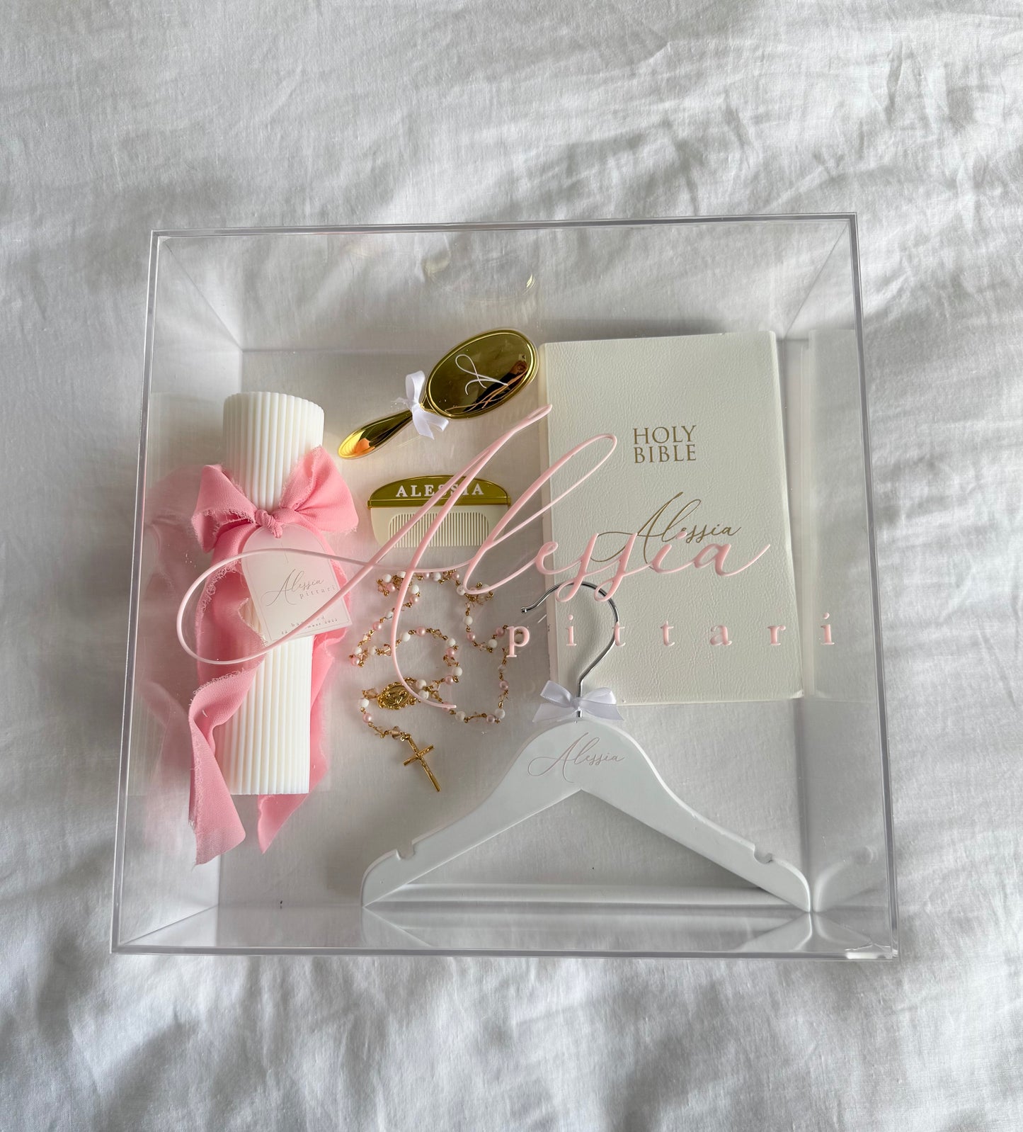 Acrylic Keepsake Box - Acrylic Name