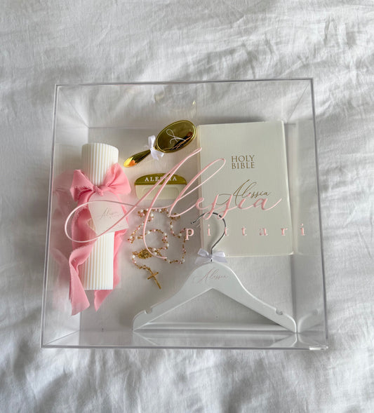 Acrylic Keepsake Box - Acrylic Name