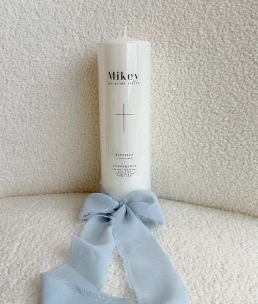Classic Baptism Candle