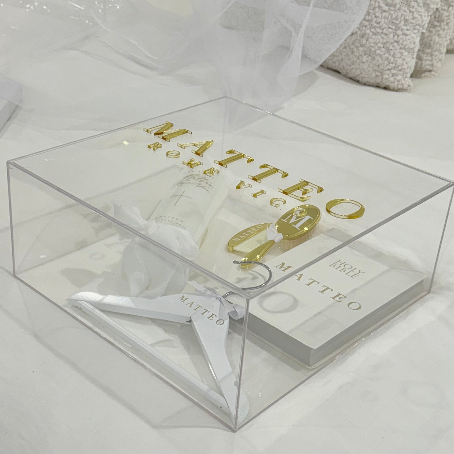 Acrylic Keepsake Box - Acrylic Name