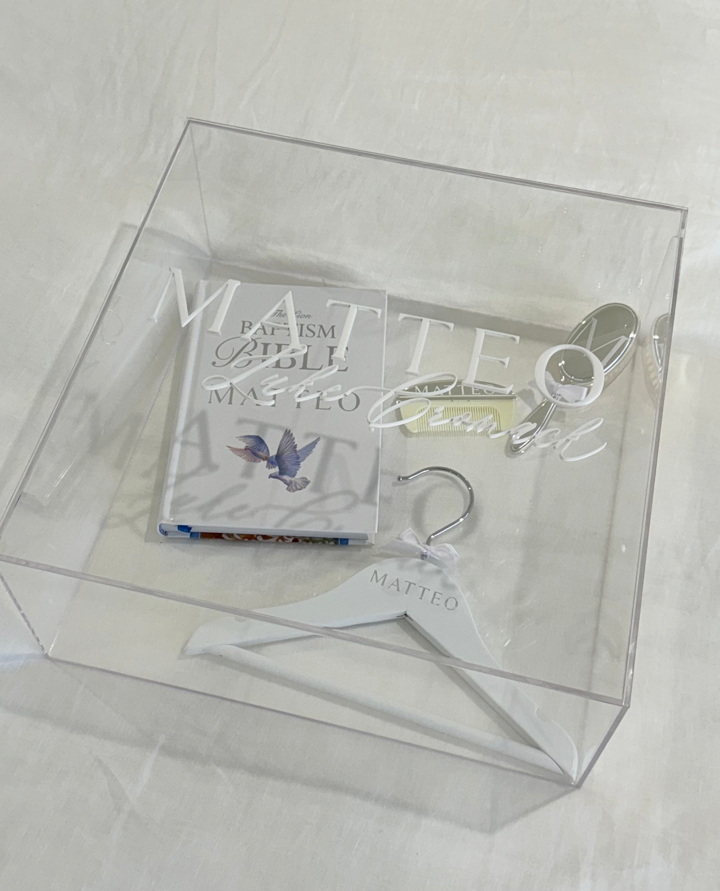 Acrylic Keepsake Box - Acrylic Name