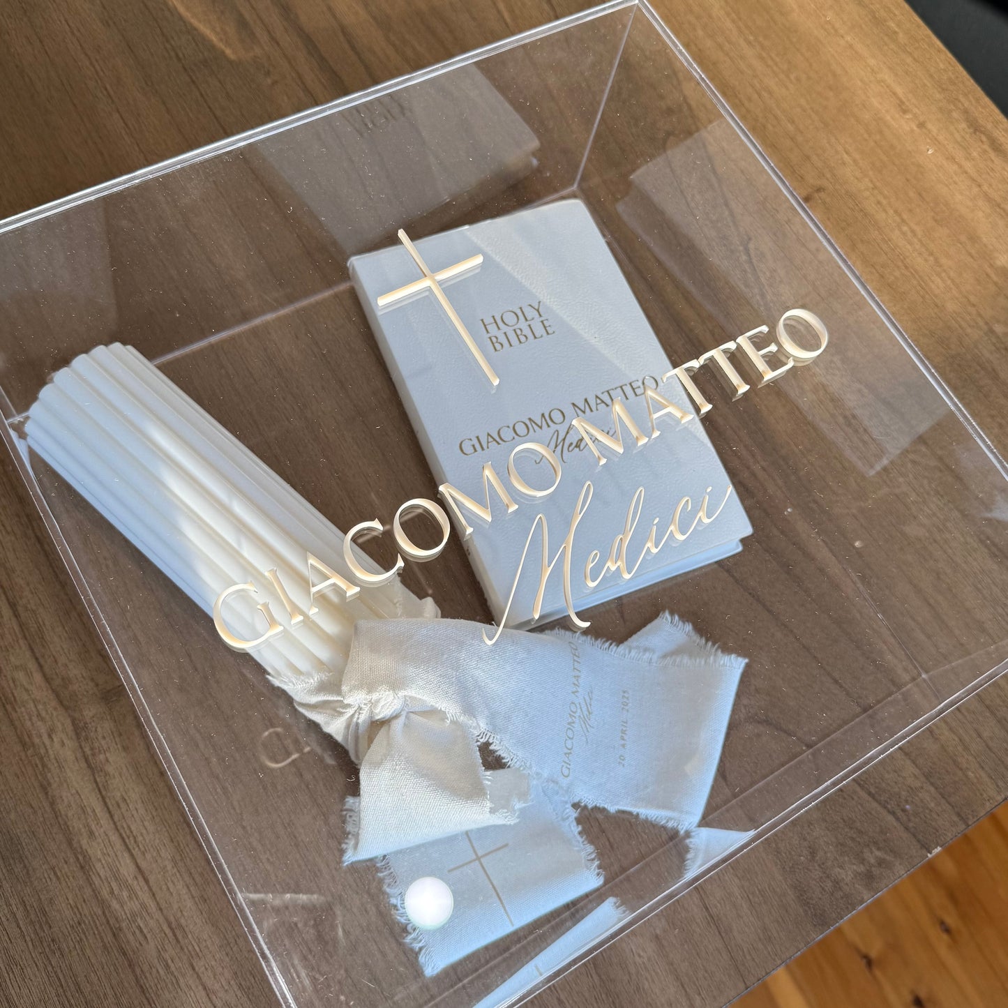 Acrylic Keepsake Box - Acrylic Name