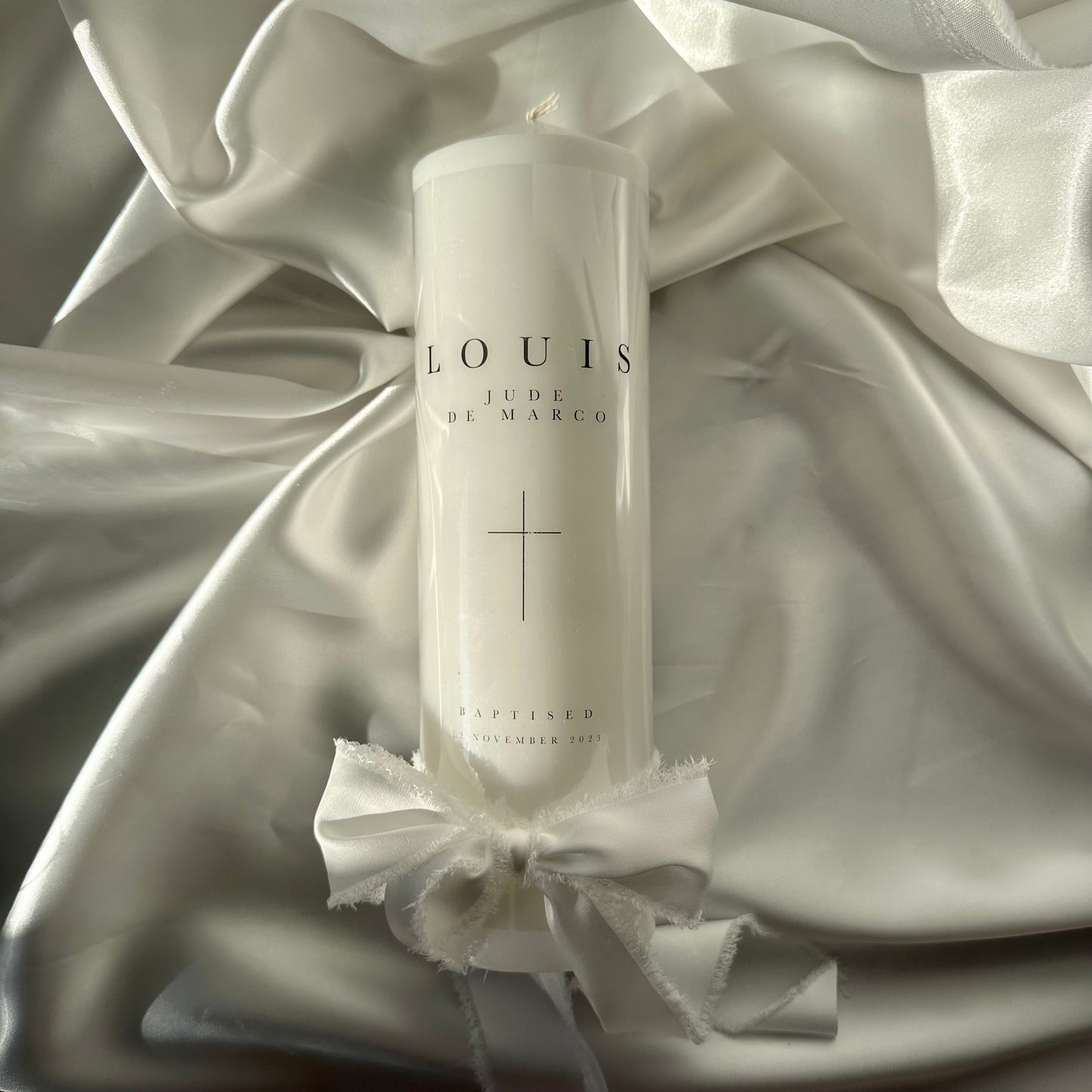 Classic Baptism Candle