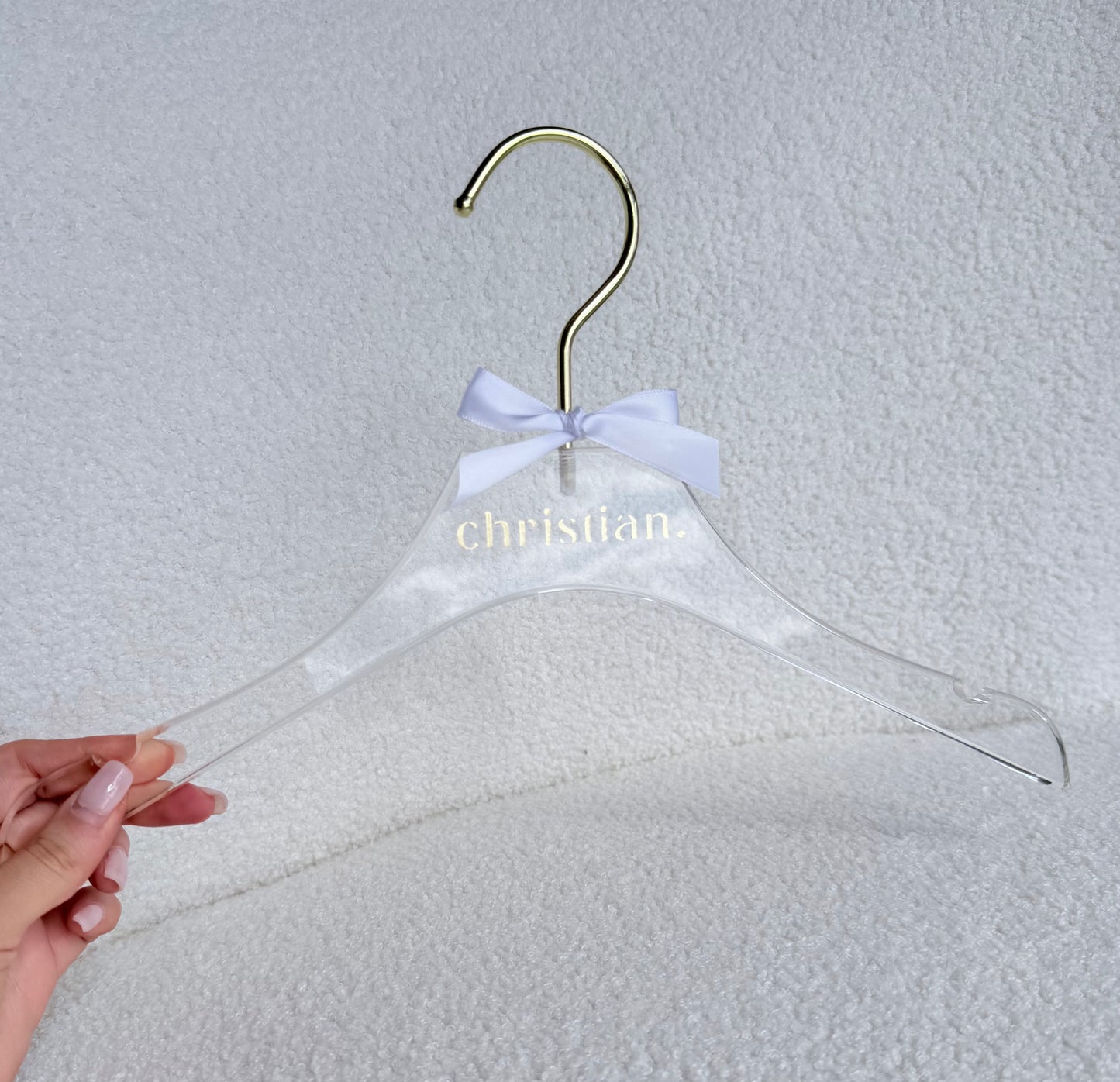 Acrylic Baby Coat Hanger