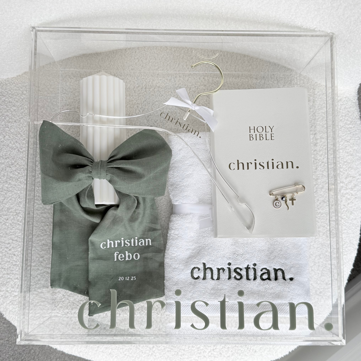Acrylic Keepsake Box - Acrylic Name