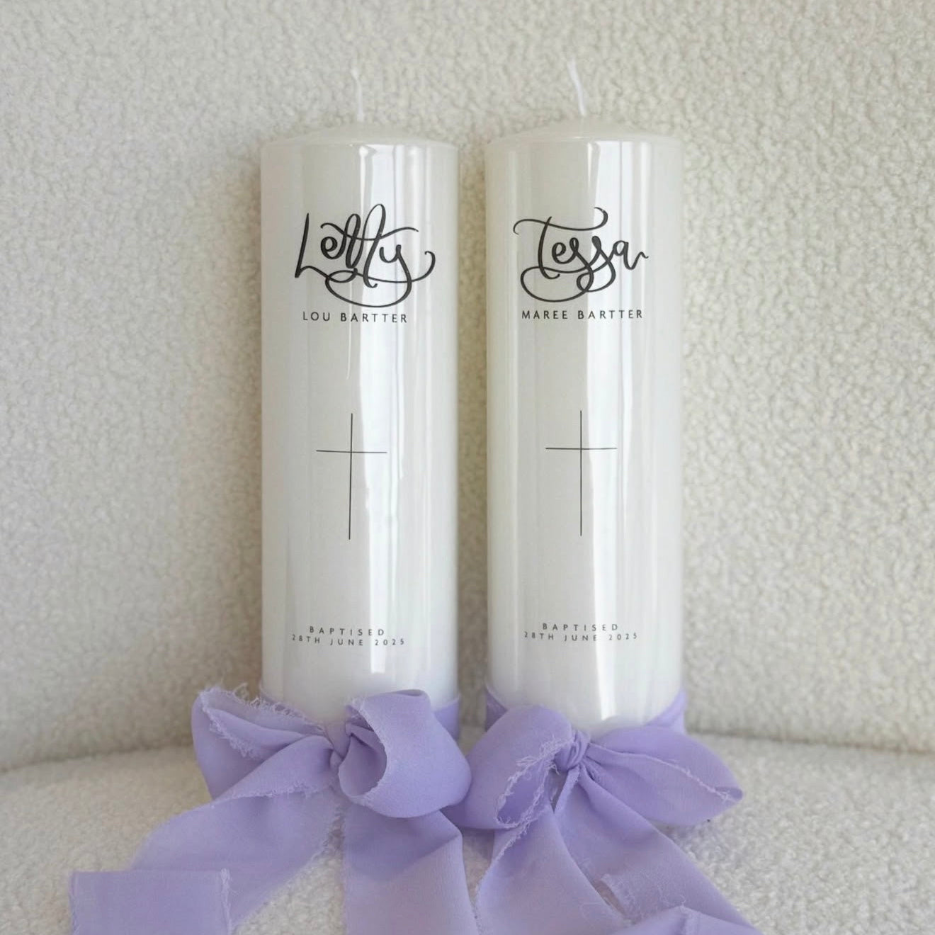 Classic Baptism Candle