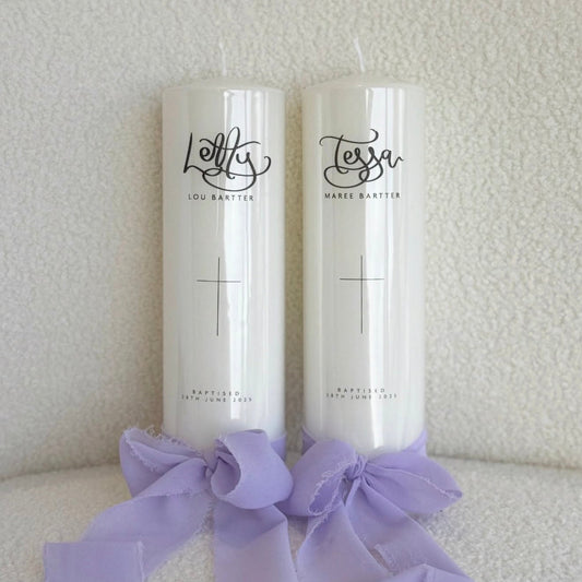 Classic Baptism Candle
